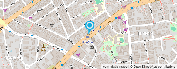 מפת הגעה אל מרכז הנרגילות