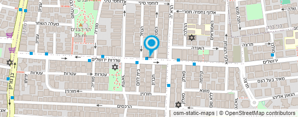 מפת הגעה אל מיכאל עיצוב שיער ואיפור