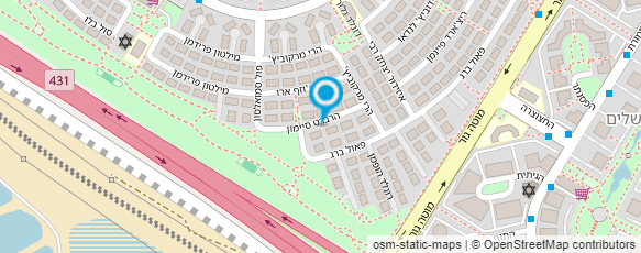 מפת הגעה אל אחוות אילן עיצוב פנים