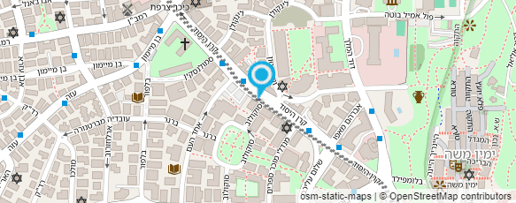 מפת הגעה אל עו"ד יבלינוביץ בנצי