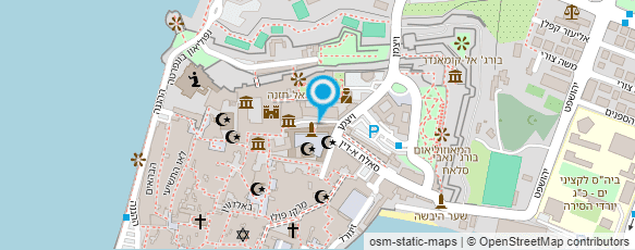 מפת הגעה אל חומוס אבו אליאס