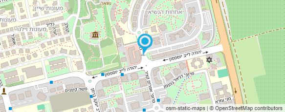 מפת הגעה אל העמותה לאמנות חזותית רחובות