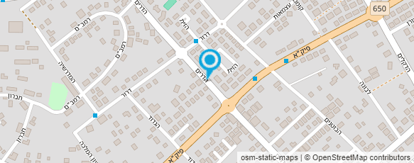 מפת הגעה אל שי ינר-מהנדס אזרחי