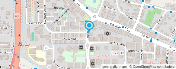 מפת הגעה אל מכון סת"ם בעש"ט