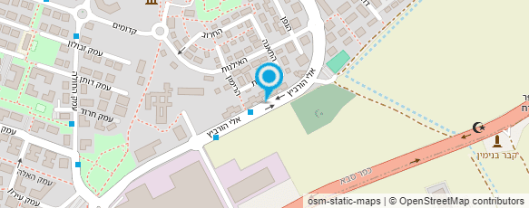 מפת הגעה אל מסגריית יד לכל