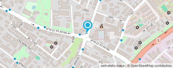 מפת הגעה אל אבי גנסיה עיצוב שיער