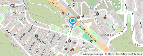 מפת הגעה אל ד"ר גרשון קוזר מרפאת