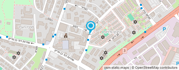 מפת הגעה אל שגיב עיצוב שיער