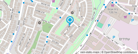 מפת הגעה אל אסף דר