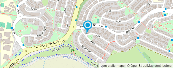 מפת הגעה אל דומני יעל-M.A. טיפול באומנות