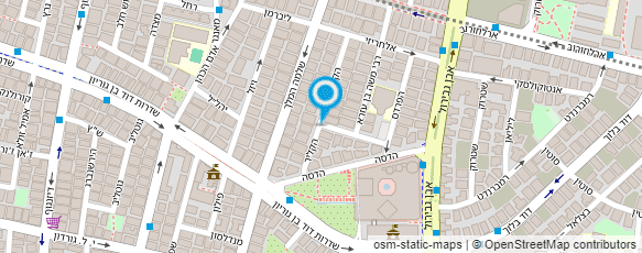 מפת הגעה אל הילה ארנון-שיעורי יוגה