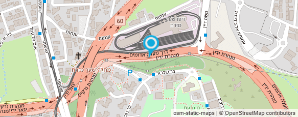 מפת הגעה אל שטיפת רכב קדמה