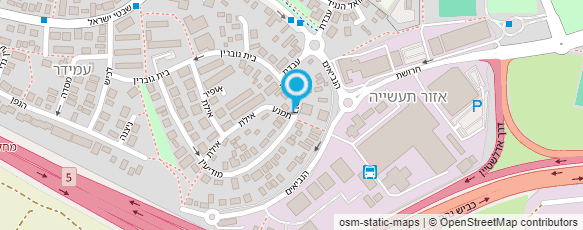 מפת הגעה אל אוריין יזמים