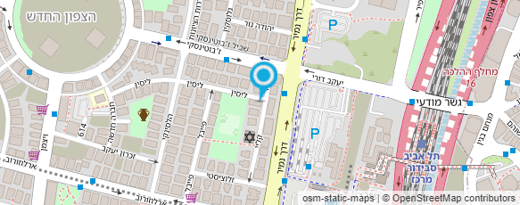 מפת הגעה אל סטודיו ליוגה-טליה לוי