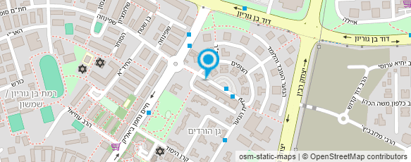 מפת הגעה אל דואר ישראל