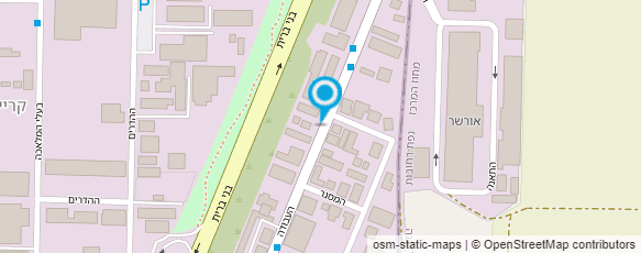 מפת הגעה אל ד.פ.י אור פלסט