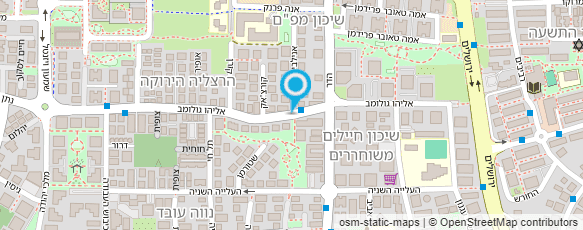מפת הגעה אל מיכל ברכה - יועצת הנקה