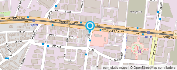 מפת הגעה אל בנק מזרחי טפחות