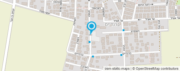 מפת הגעה אל גן אשל - עיריית חדרה