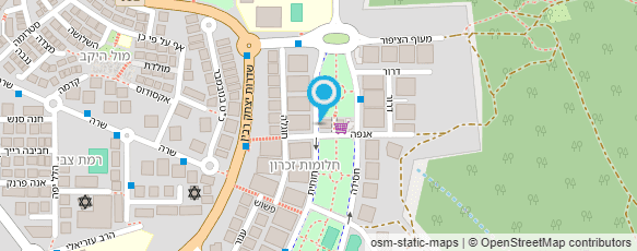 מפת הגעה אל מכבסת כבסים במושבה