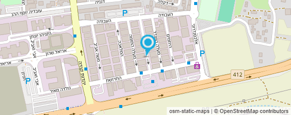 מפת הגעה אל מרכז ארצי לציפוי דלתות