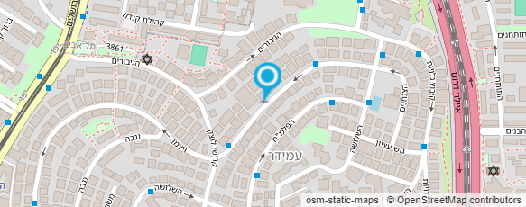 מפת הגעה אל עו"ד משולם אמיר