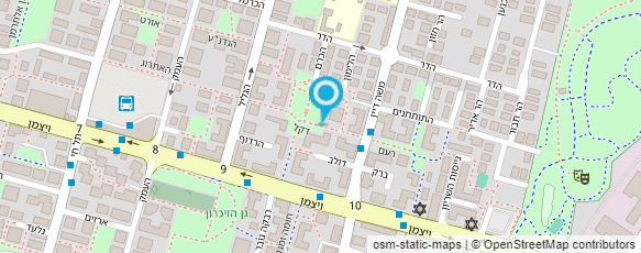 מפת הגעה אל נופר צדוק