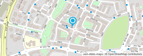 מפת הגעה אל פינת החי