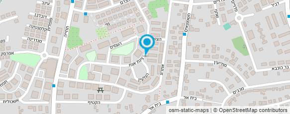 מפת הגעה אל אורן ענבר. מטפלת באמנות