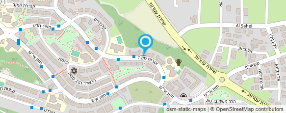 מפת הגעה אל "אוהל השם" - תיאטרון בובות