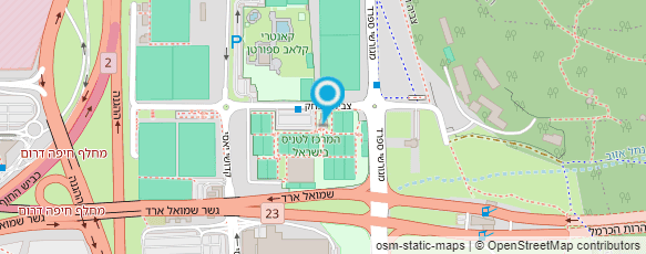 מפת הגעה אל פרופסור שלזינגר אילנה