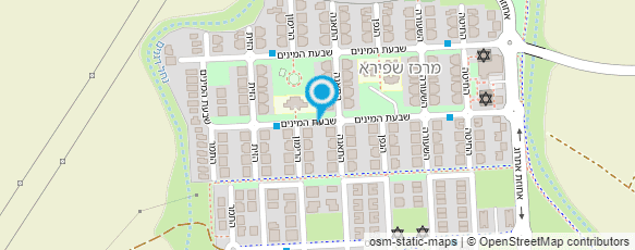 מפת הגעה אל "אמונה" מעון יום