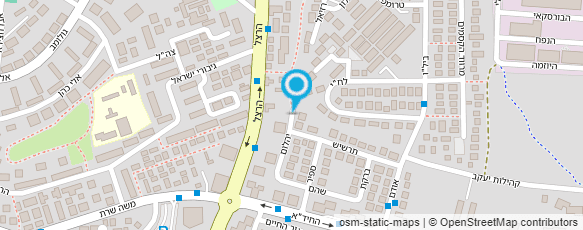 מפת הגעה אל "אמונה" מעון יום