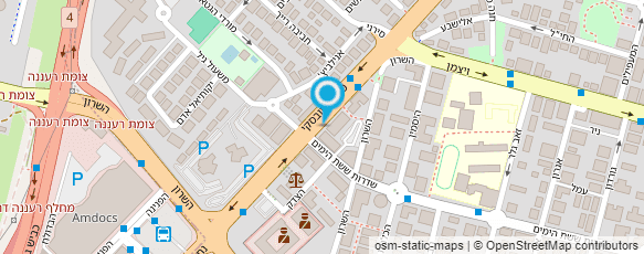 מפת הגעה אל אמיגו - רשת חנויות קפה