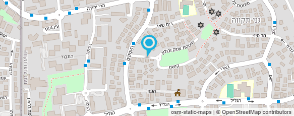 מפת הגעה אל "אמונה" מעון יום