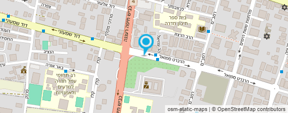 מפת הגעה אל "אמונה" מעון יום