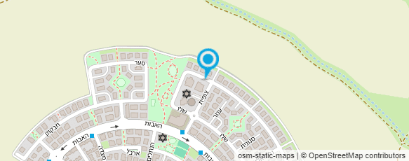 מפת הגעה אל "אמונה" מעון יום