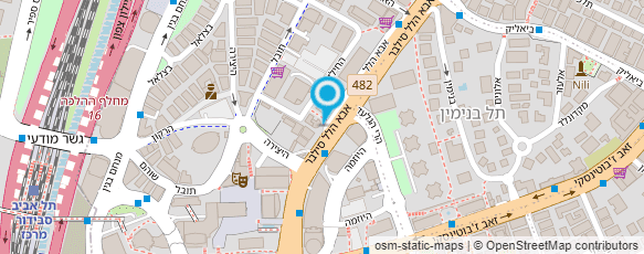 מפת הגעה אל עו"ד אורדן אסתר