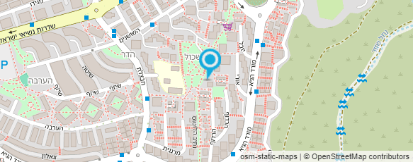 מפת הגעה אל "אמונה" מעון יום