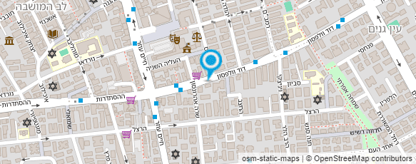 מפת הגעה אל בנימין ואופיר הובלות ומנופים בע"מ