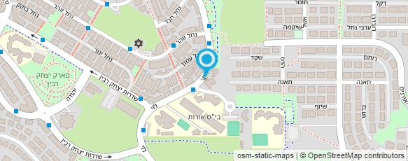 מפת הגעה אל "אמונה" מעון יום