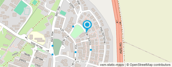 מפת הגעה אל "אמונה" מעון יום