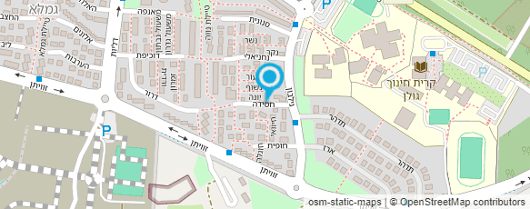 מפת הגעה אל "אמונה" מעון יום