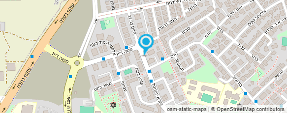 מפת הגעה אל "אמונה" מעון יום