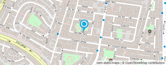 מפת הגעה אל "אמונה" מעון יום