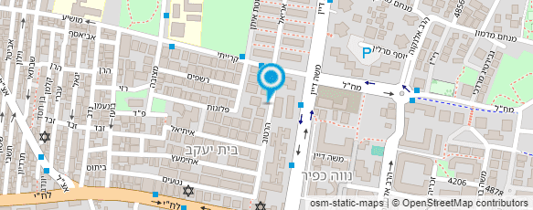 מפת הגעה אל "אמונה" מעון יום