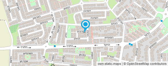 מפת הגעה אל ניצה לוי טיפול טבעי