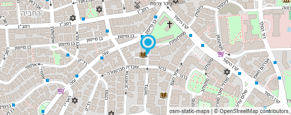 מפת הגעה אל זנגביל מרכז קהילתי לצמחונות