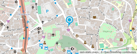 מפת הגעה אל אלשריעא ואלחיא