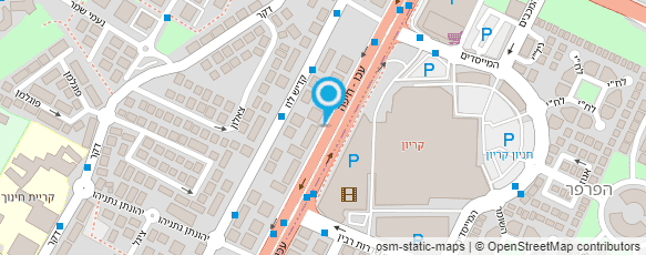 מפת הגעה אל אבידור מרכזי בריאות לרגל ולגב מפת הגעה אל אבידור מרכזי בריאות לרגל ולגב